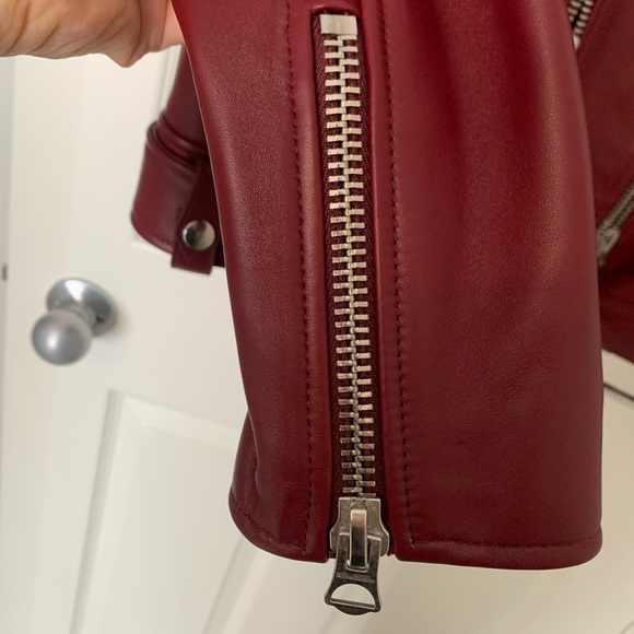 Acne Studios Leather Biker Jacket - Picture 8 of 15